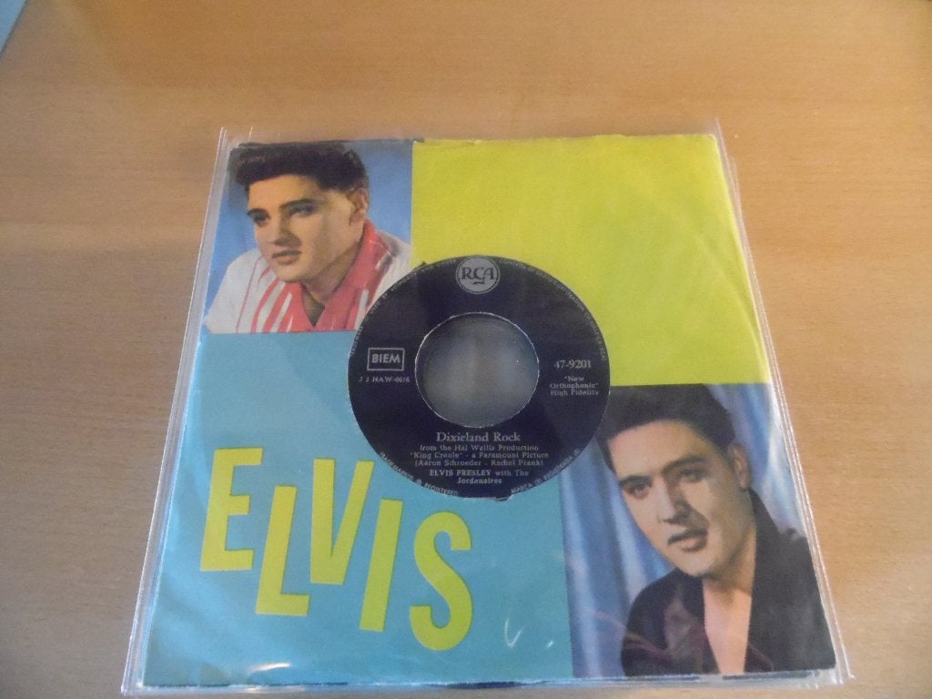 elvis presley. dixieland rock. / king creole., Ophalen, Gebruikt, 7 inch, Overige genres