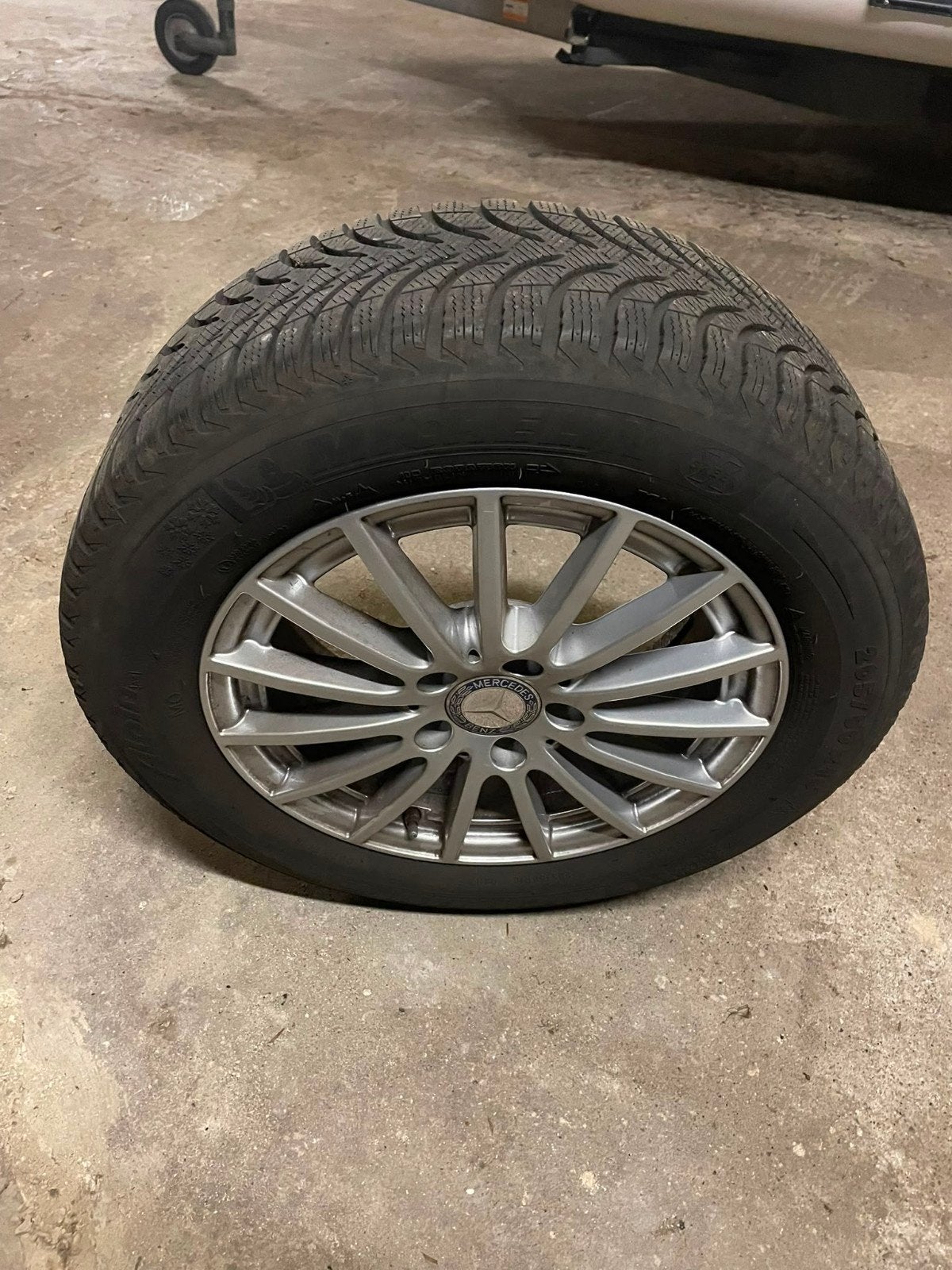4x banden. Winter set, Ophalen