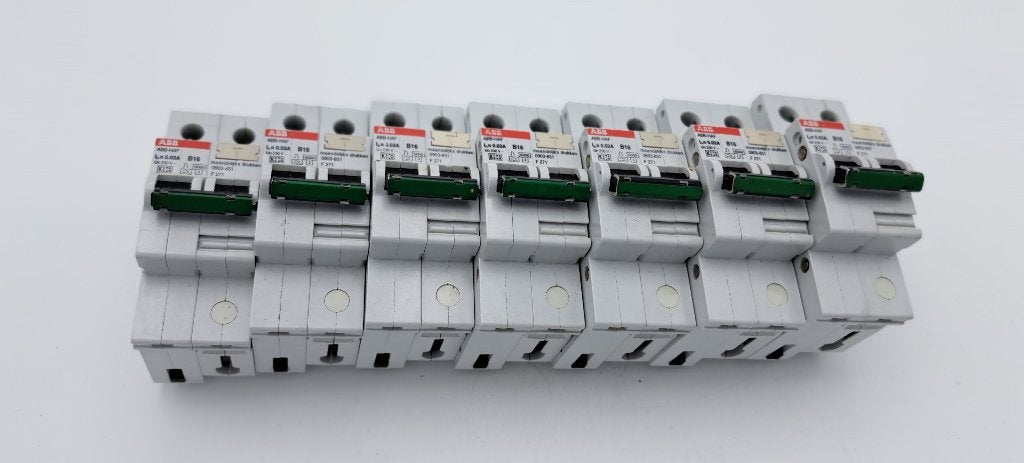 ABB HAF Aardlekautomaat F271 0903-831 Busboard B16 30mA (7x), Gebruikt, ABB-HAF, Onbekend, Ophalen of Verzenden