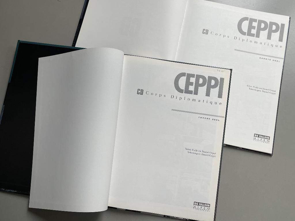 CD Corps Diplomatique 2 delen - hardcovers - 1991 (CEPPI), Meerdere stripboeken, Ophalen of Verzenden, Zo goed als nieuw