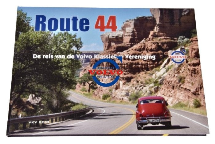 boek: Route 44 - De reis van de Volvo Klassieker Vereniging, Boeken, Auto's | Boeken, Verzenden, Zo goed als nieuw, Volvo
