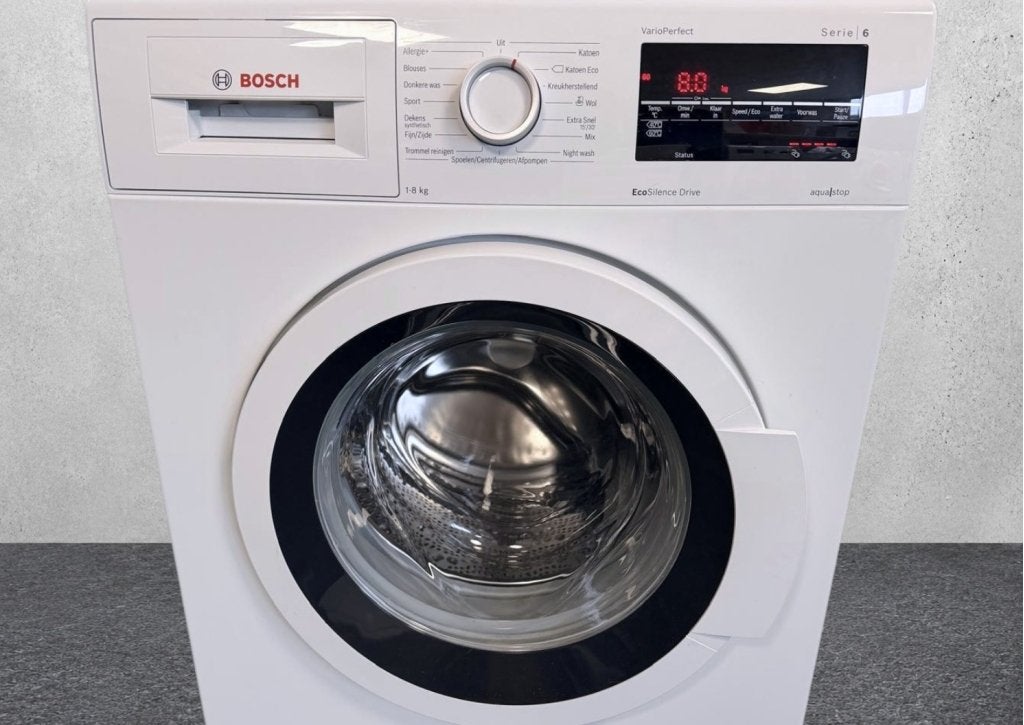 Bosch serie 6 – V8kg, veel comfort A+++​, Wesley's Witgoed, Info@wesleyswitgoed.nl, Industrieweg 3B, 1613KT Grootebroek, Nederland