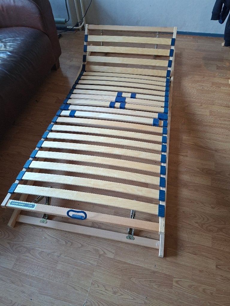 IKEA SULTAN KOMET verstelbare lattenbodem 90x200, Ophalen, Eenpersoons, 90 cm