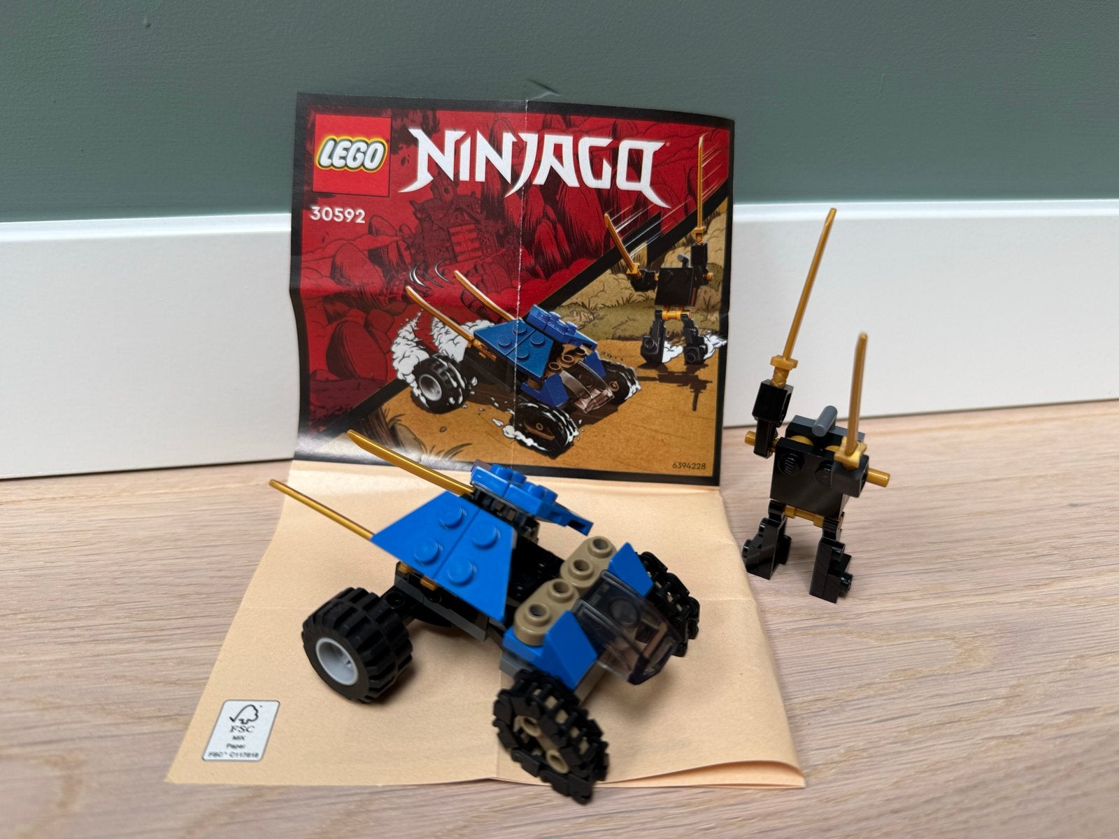 Lego Ninjago 30592 Mini Crosser met Zane Minifiguur, Lego, Ophalen of Verzenden, Zo goed als nieuw, Compleet