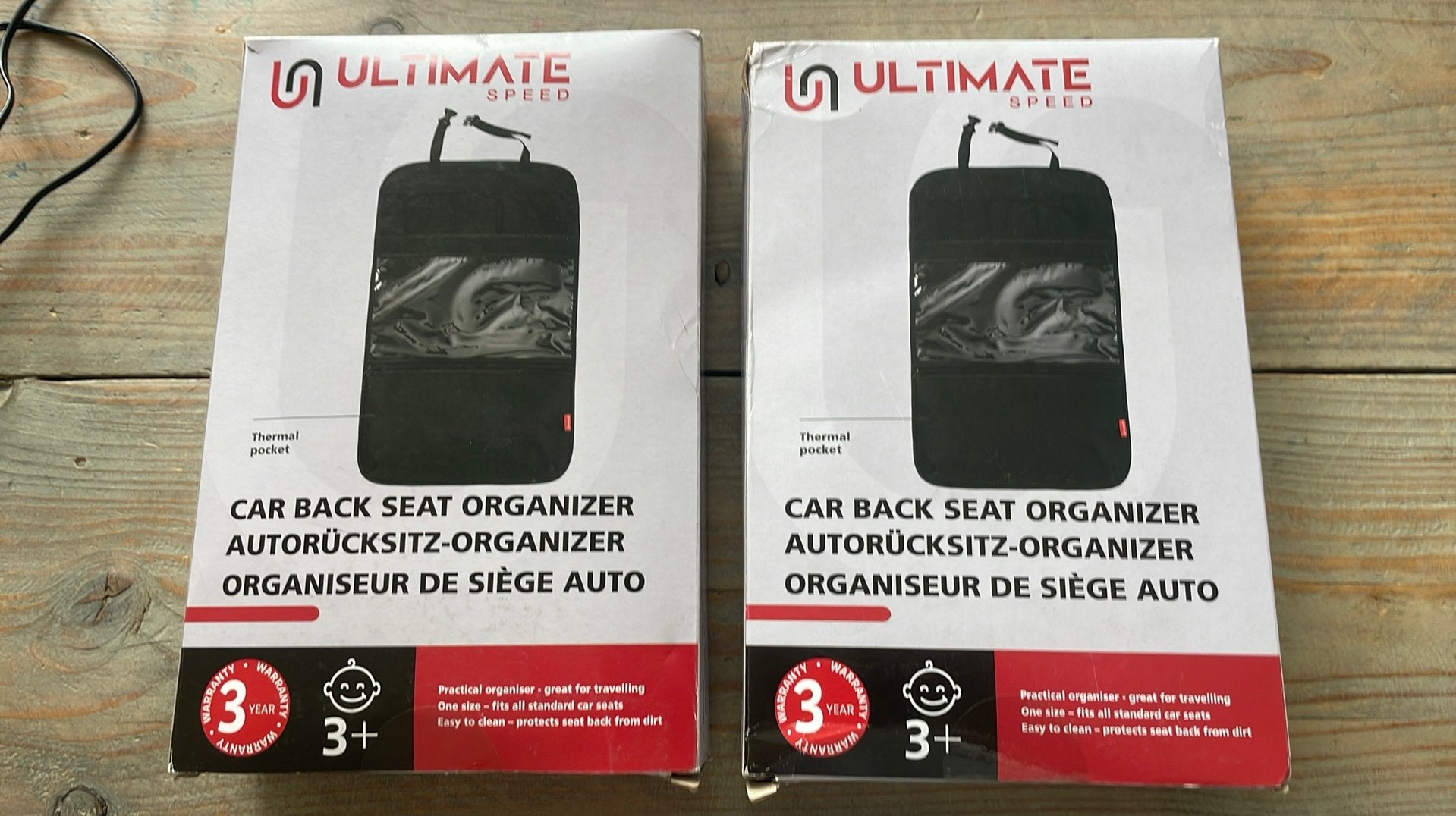 Twee Ultimate Speed Auto Achterbank Organizers, Ophalen of Verzenden, Nieuw
