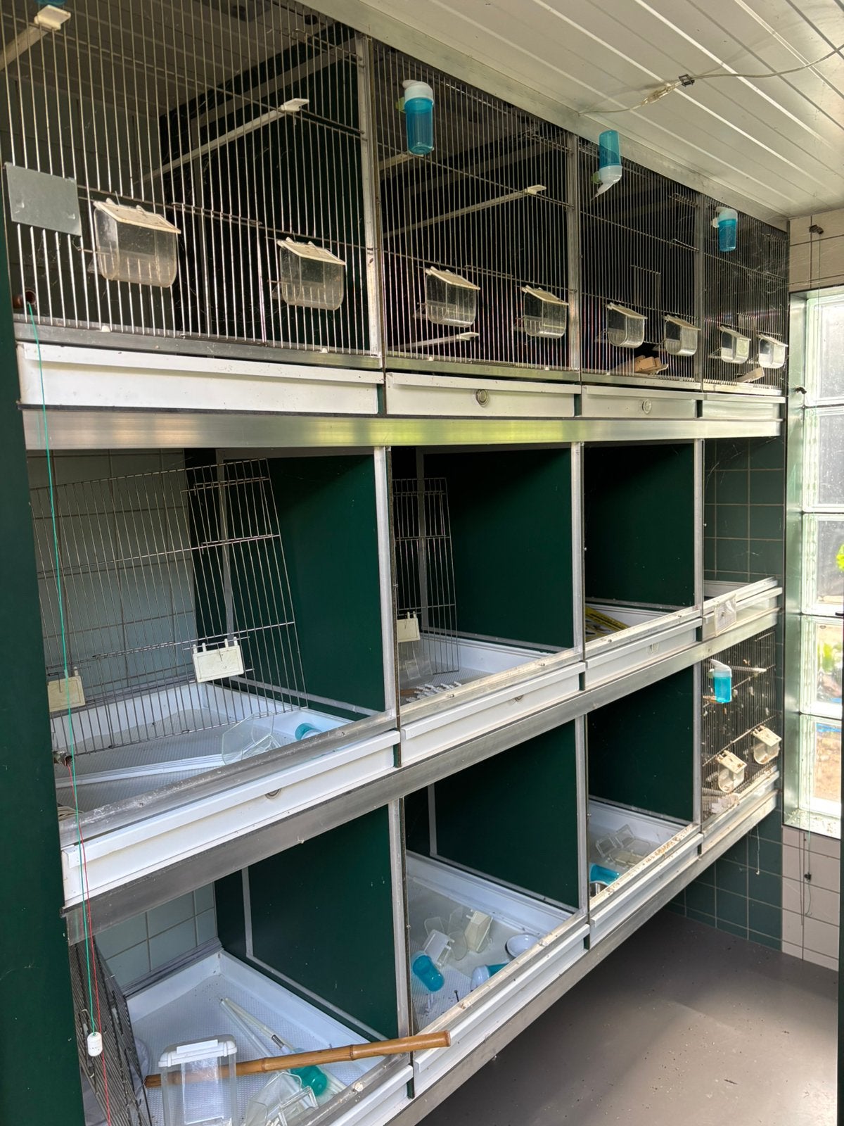 Binnenverblijf vogelkooi vogelhok voliere, Ophalen, Zo goed als nieuw, Aluminium, Volière
