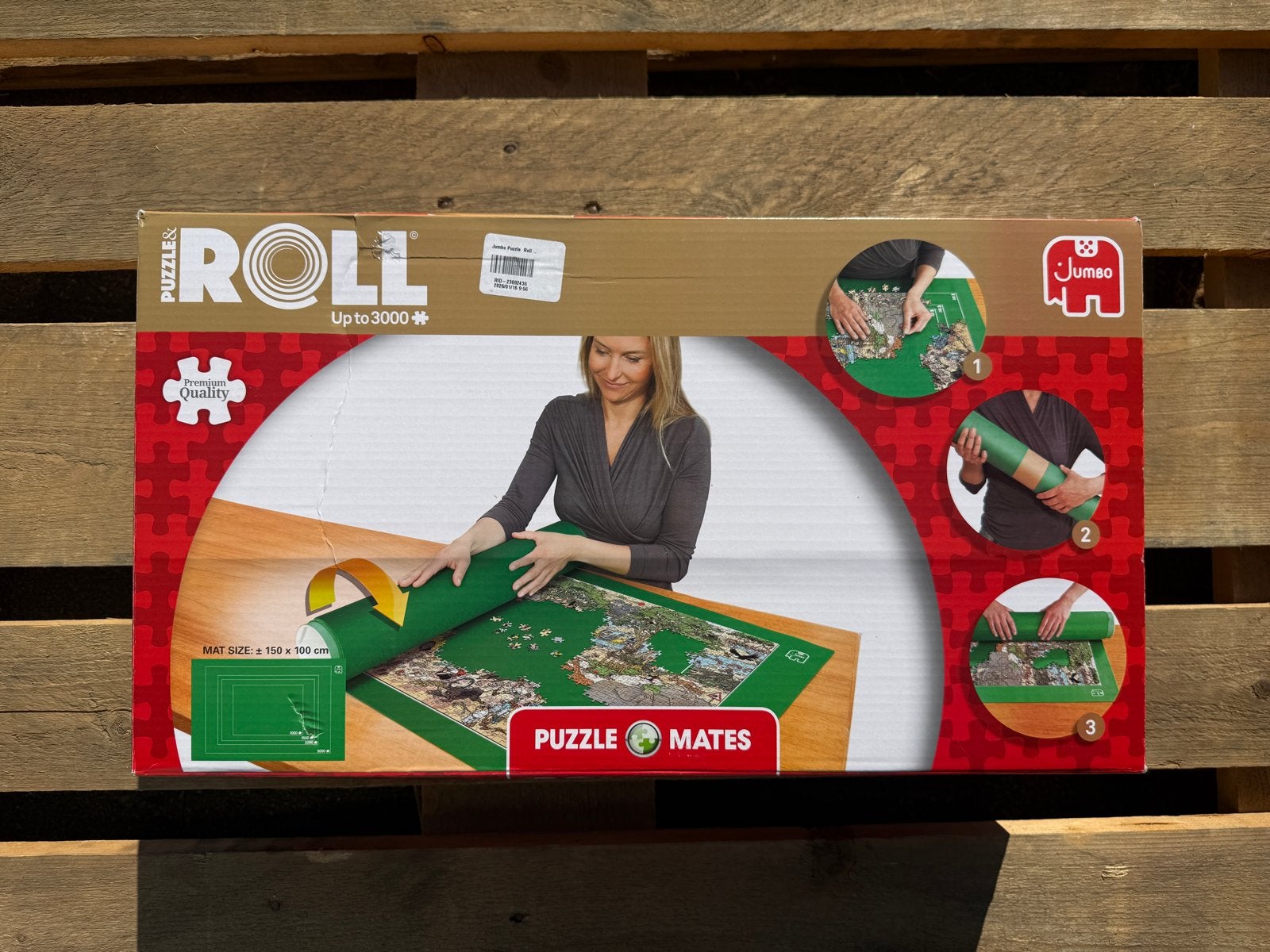 Jumbo Puzzle & Roll puzzelmat tot 3000 stukjes, Ophalen of Verzenden, Meer dan 1500 stukjes, Nieuw, Overige typen