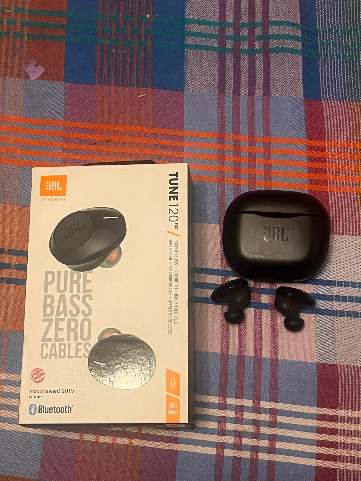 JBL Tune 120TWS Draadloze In-ear Koptelefoon - Nieuwstaat, In-ear, JBL, Bluetooth, Nieuw