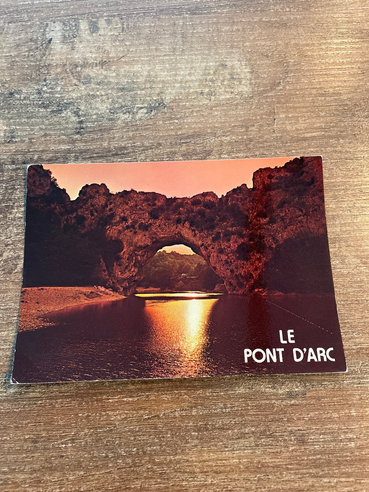 Ansichtkaart Le Pont d'Arc, Ardèche, Frankrijk (Gelopen), Ophalen of Verzenden, 1960 tot 1980, Gelopen, Frankrijk