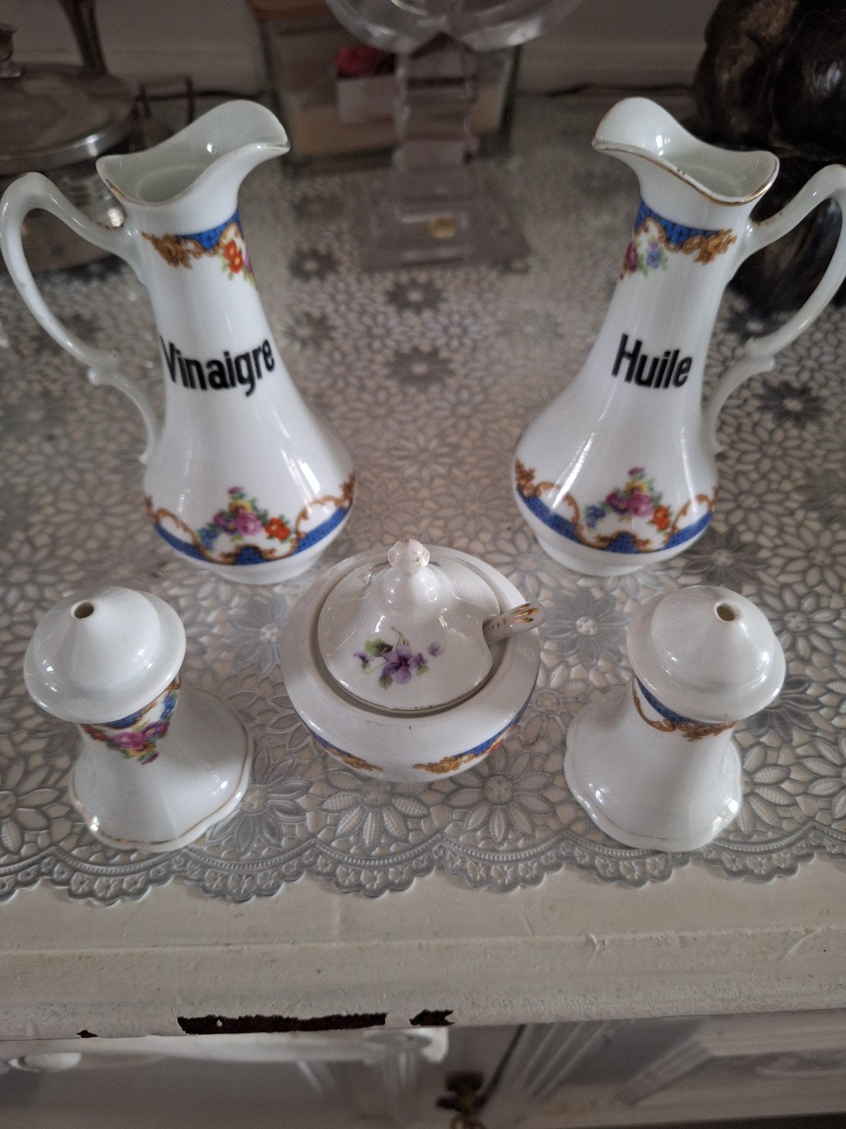 Leuk serviesje, Antiek en Kunst, Antiek | Servies compleet, Ophalen of Verzenden
