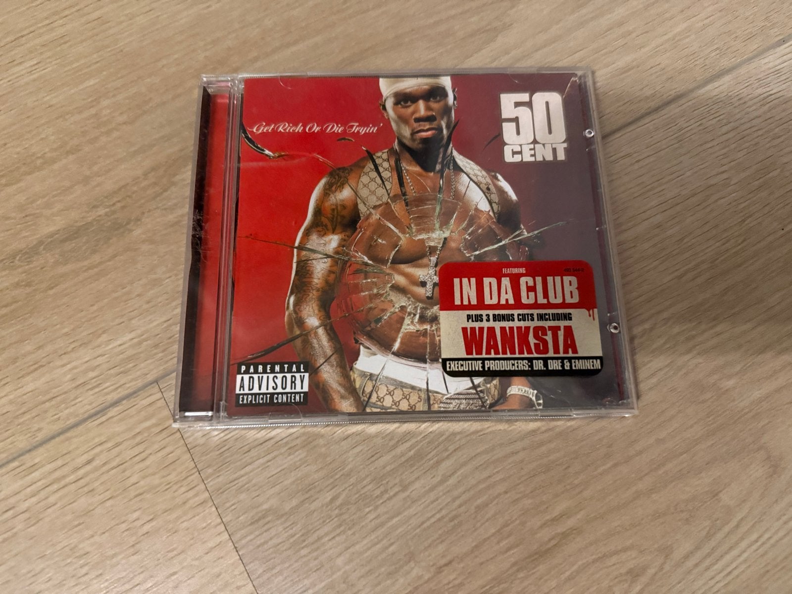 50 Cent - Get Rich or Die Tryin' CD, Ophalen of Verzenden, Zo goed als nieuw, Album, Inclusief doosje