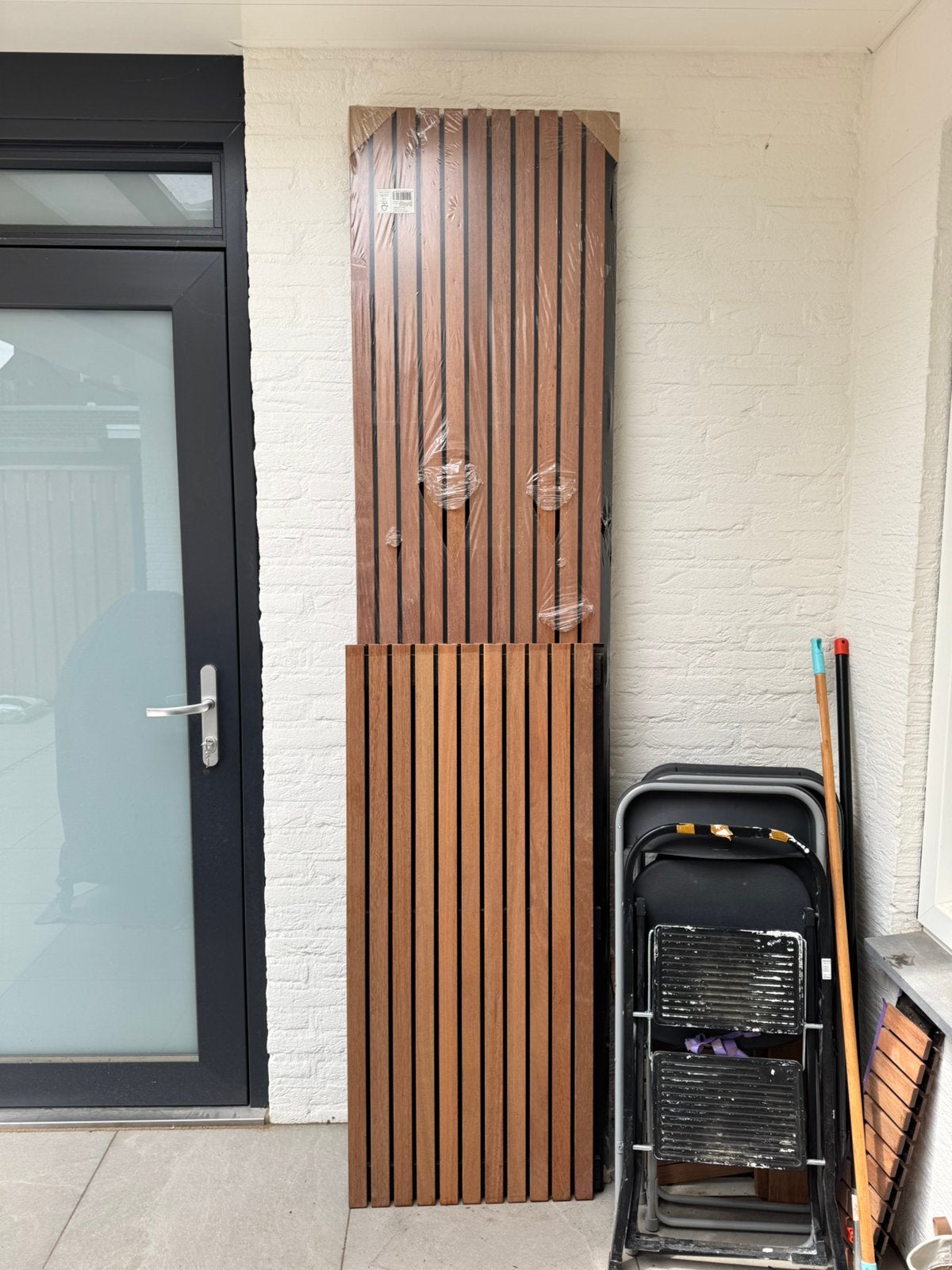 Lattenwand voor buiten, Ophalen, Zo goed als nieuw