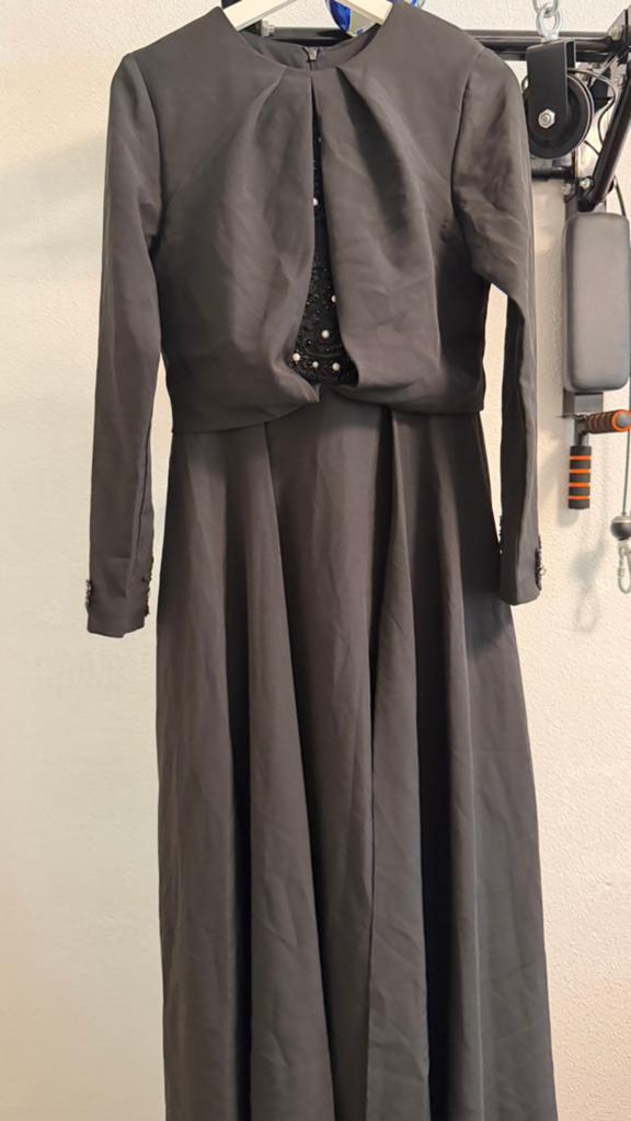 Abaya/Feestjurk/Galajurk/gelegenheidsjurk, Kleding | Dames, Maat 38/40 (M), Overige typen, Zwart, Ophalen of Verzenden