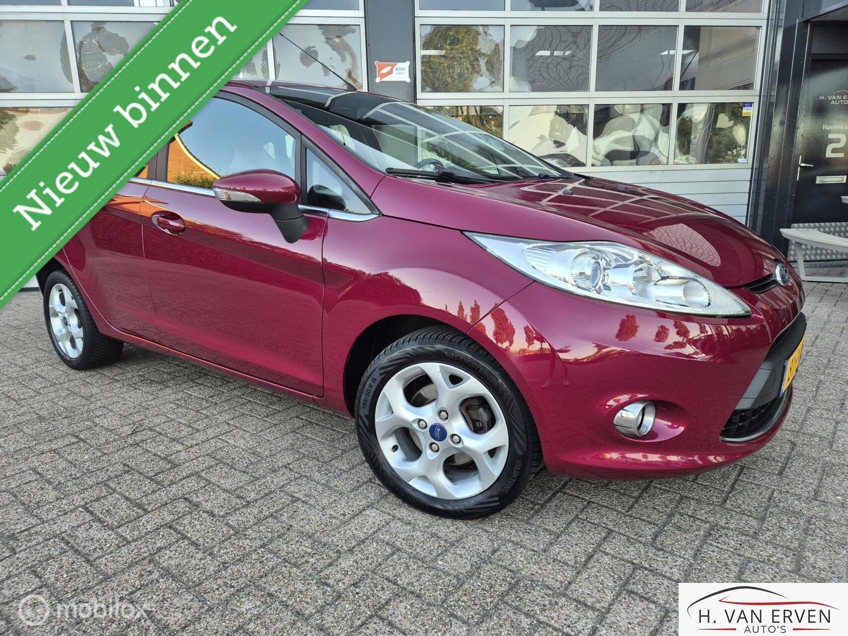 Ford Fiesta 1.25 Titanium CLIMA CRUISE PDC NAP, Voorwielaandrijving, Euro 5, 40 €/maand, 1242 cc