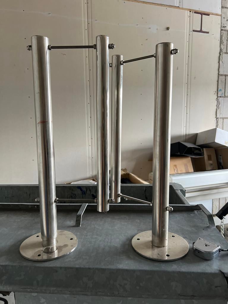 RVS Bennerframe haaks voor spandoek 40 cm breed, Ophalen of Verzenden, Nieuw
