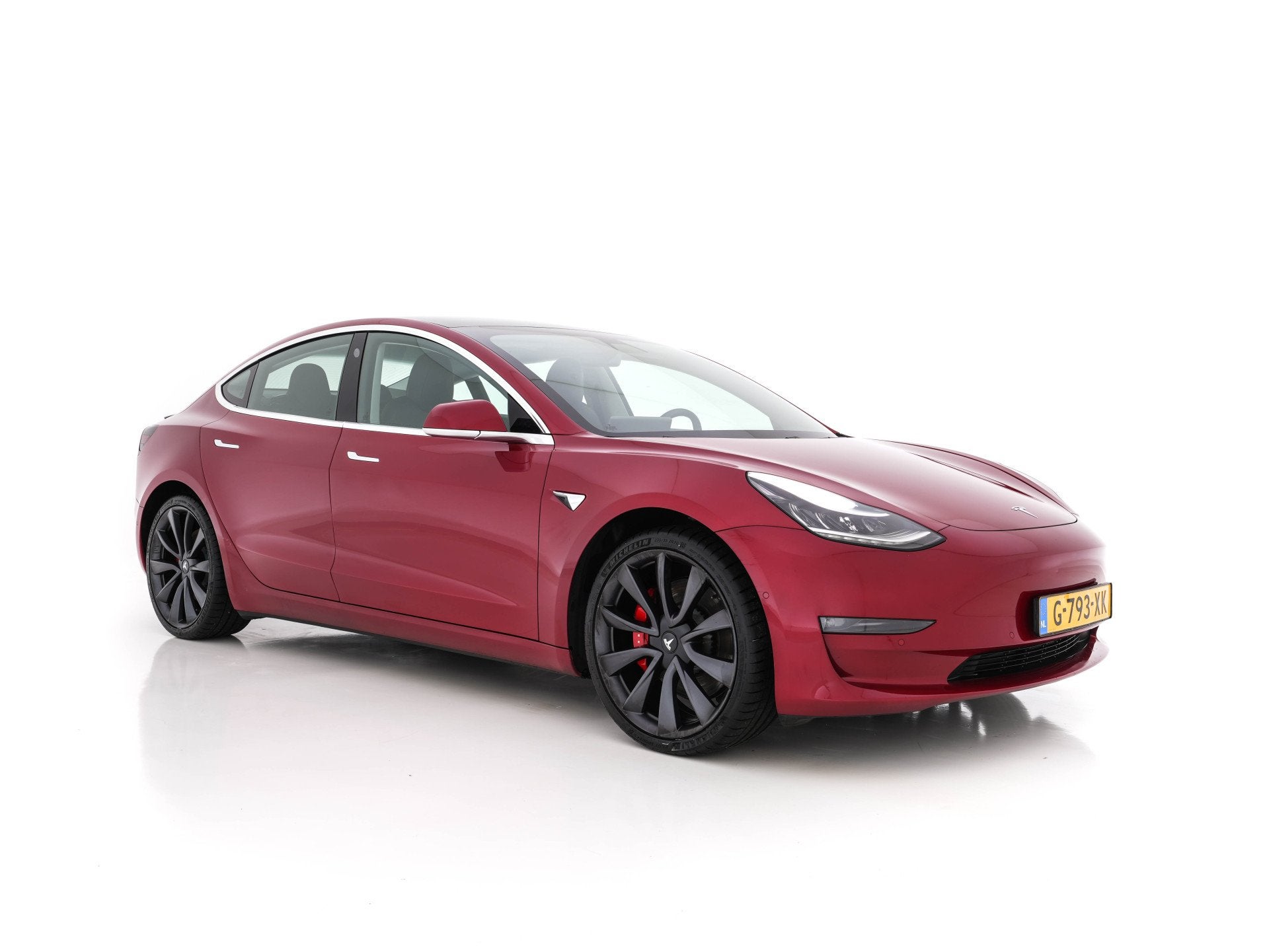Tesla Model 3 Performance 75 kWh AWD [ Fase-3-17kW ] {SoH-88, Auto's, Adaptive Cruise Control, 462 pk, Onderhoudsboekje, 84 €/maand