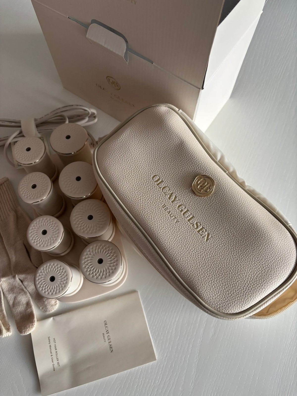 Olcay Gulsen hot hair roller set, Ophalen of Verzenden, Zo goed als nieuw, Krultang of Stijltang