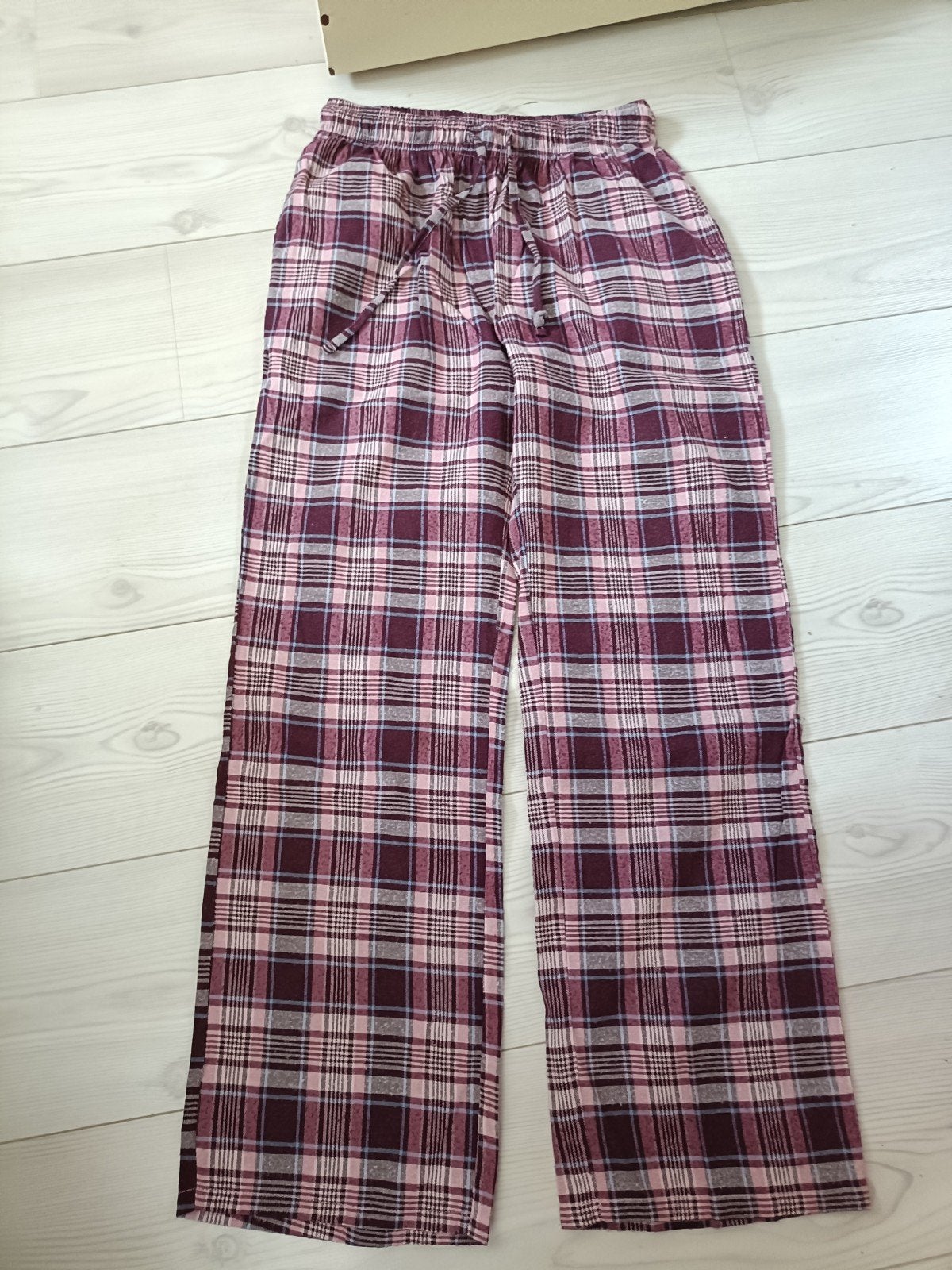 FLANELLEN GERUITE PYAMABROEK, Lazy wear, Ophalen of Verzenden, Zo goed als nieuw, Maat 38/40 (M)