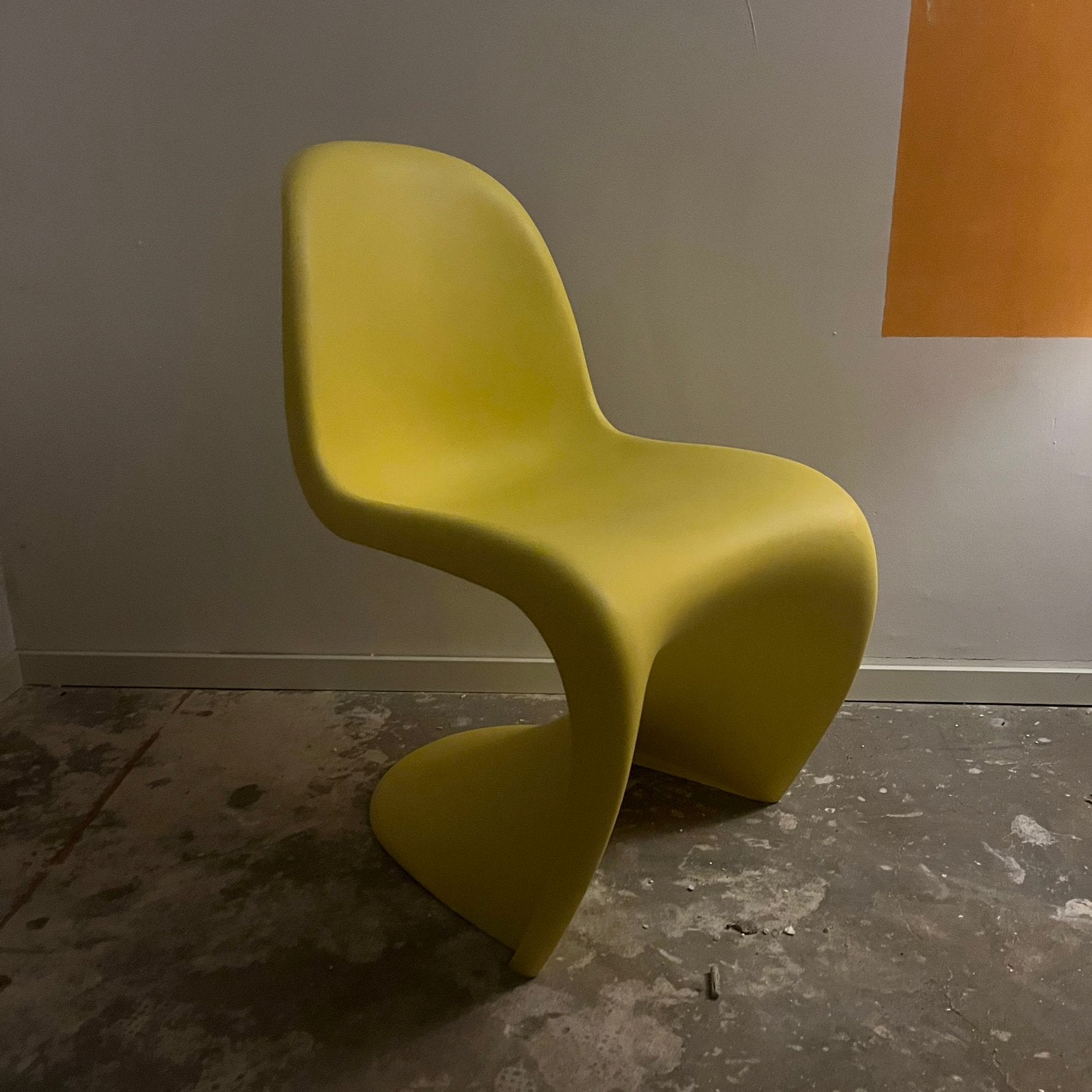Vitra Panton chair - geel / golden yellow, Design Klassieker, Kunststof, Overige kleuren, Ophalen of Verzenden