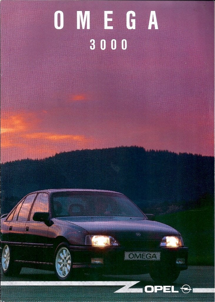 Brochure Opel Omega 3000 1990, Ophalen of Verzenden, Gelezen, Opel