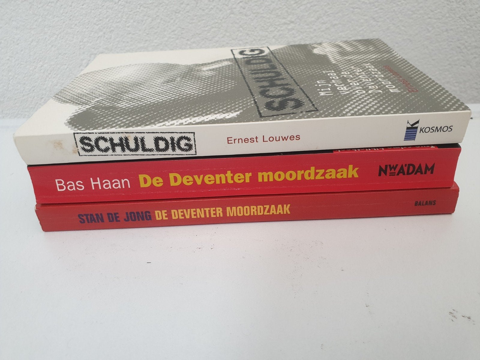 De Deventer Moordzaak Boeken - Set van 3, Ophalen of Verzenden, Gelezen, Ernest Louwes, Bas Haan, Stan de Jong