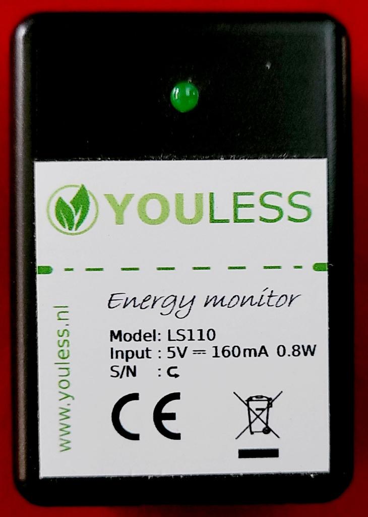 Youless LS110 Energiemonitor, Ophalen of Verzenden, Zo goed als nieuw, Elektriciteit