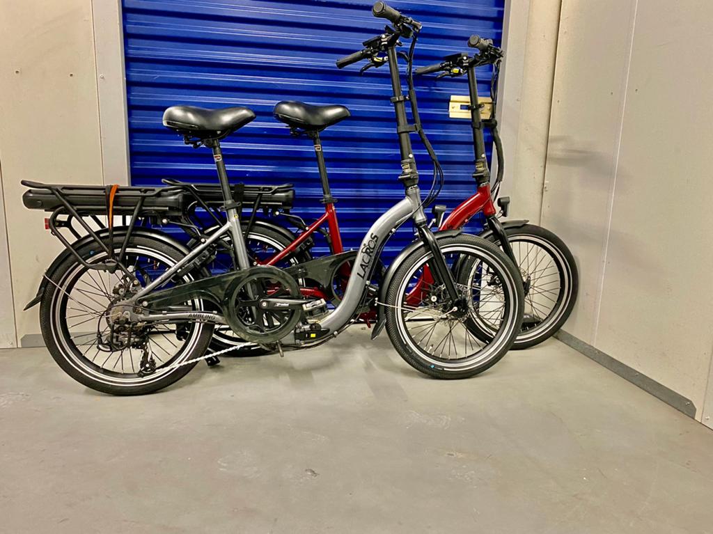 2x Zo goed als nieuw  Lacros  elektrische vouwfietsen, Fietsen en Brommers, Fietsen | Vouwfietsen, Ophalen, 16 tot 18 inch, Versnellingen