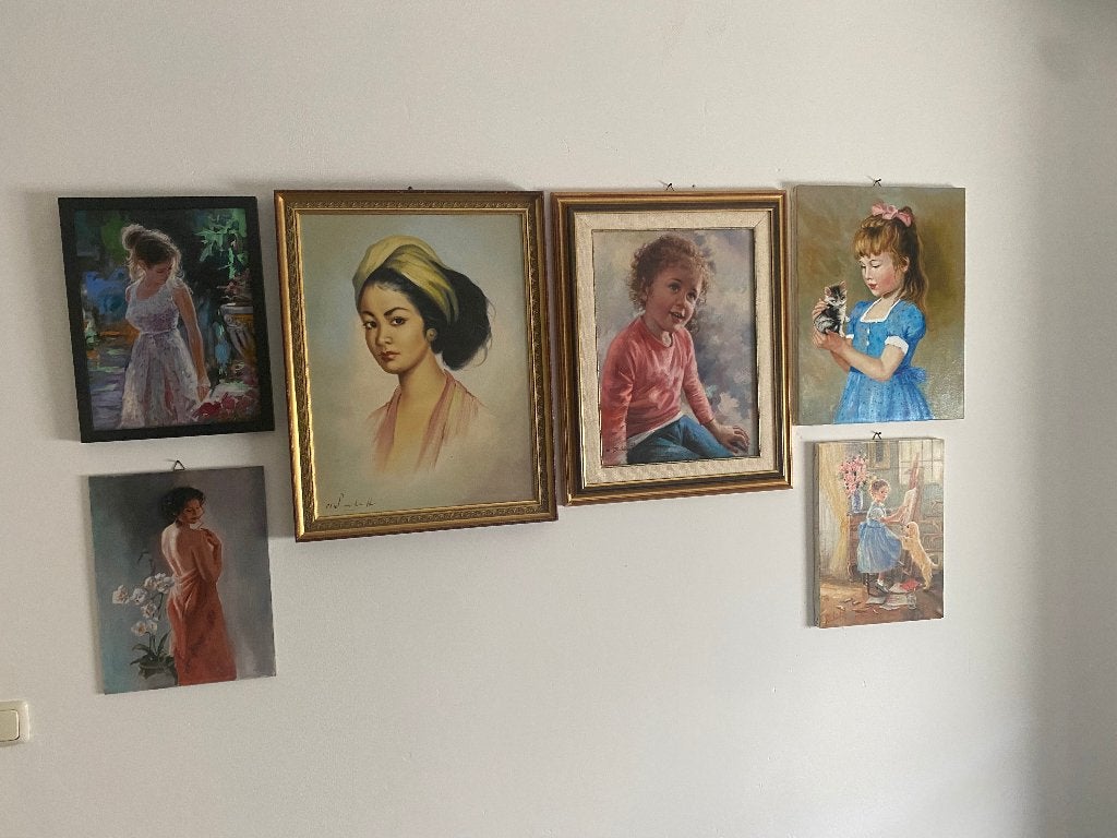 collectie schilderijen, Ophalen of Verzenden