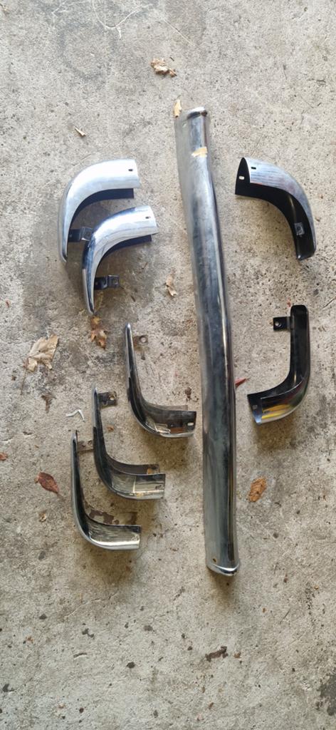 Trabant 601 drie delig chroom Bumpers, Auto-onderdelen, Ophalen of Verzenden, Nieuw, Achter, Bumper