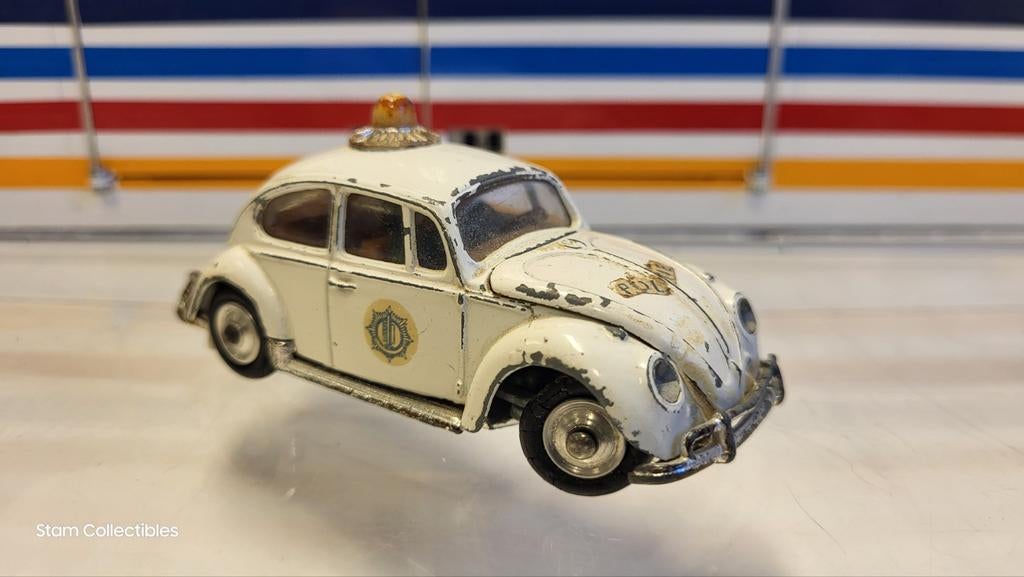 Corgi Toys Nr.492 Volkswagen 1200 Saloon Kever Rijkspolitie, Hobby en Vrije tijd, Modelauto's | 1:43, Gebruikt, Auto, Corgi, Ophalen of Verzenden