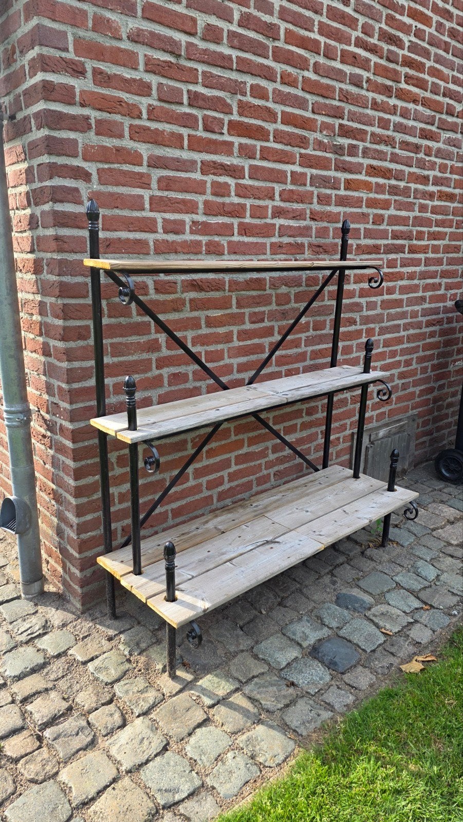 Bloementrap, Ophalen, Rond, Metaal, Minder dan 30 cm