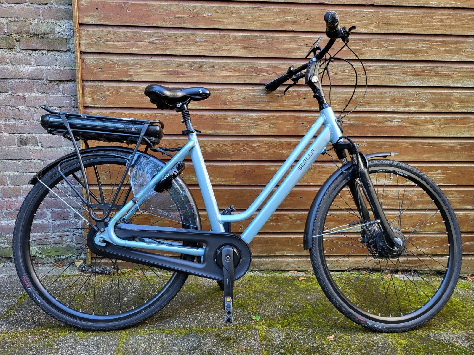 Stella Vicenza Elektrische Damesfiets, Gebruikt, 51 tot 55 cm, 50 km per accu of meer, Ophalen