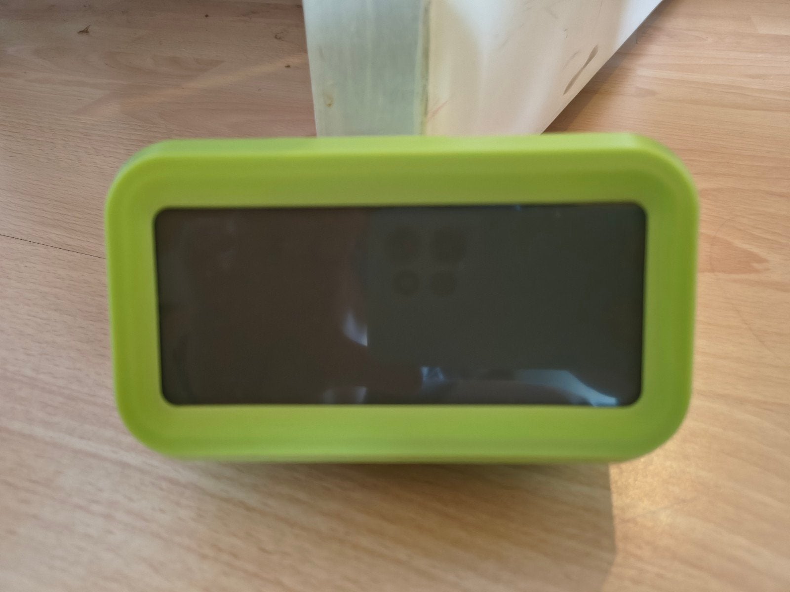 Groene digitale wekker met snooze en lichtfunctie, Ophalen, Gebruikt, Digitaal
