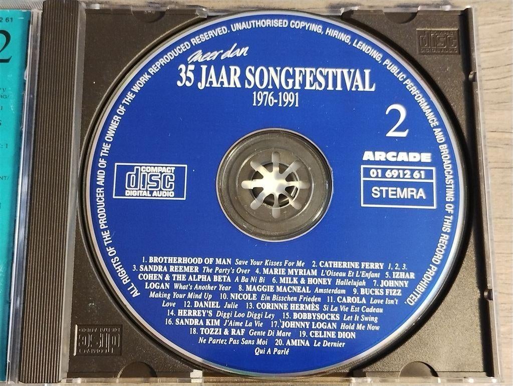 Meer Dan 35 Jaar Songfestival 1976 - 1991 Vol 2, Cd's en Dvd's, Cd's | Verzamelalbums, Ophalen of Verzenden, Gebruikt, Pop