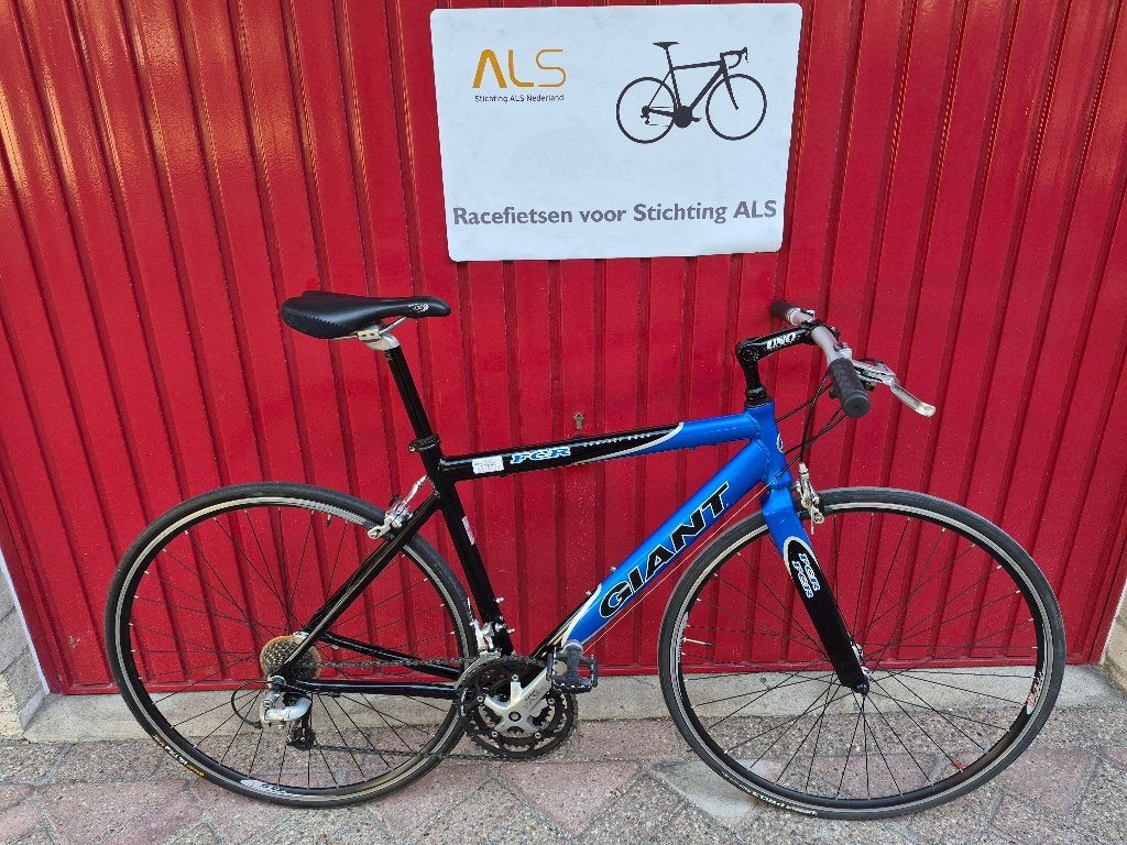 Giant Alu/Carbon Hybride Dames/Heren Racefiets - recht stuur, Ophalen, 28 inch, 2ehandsracefietsen.nl, Velgrem