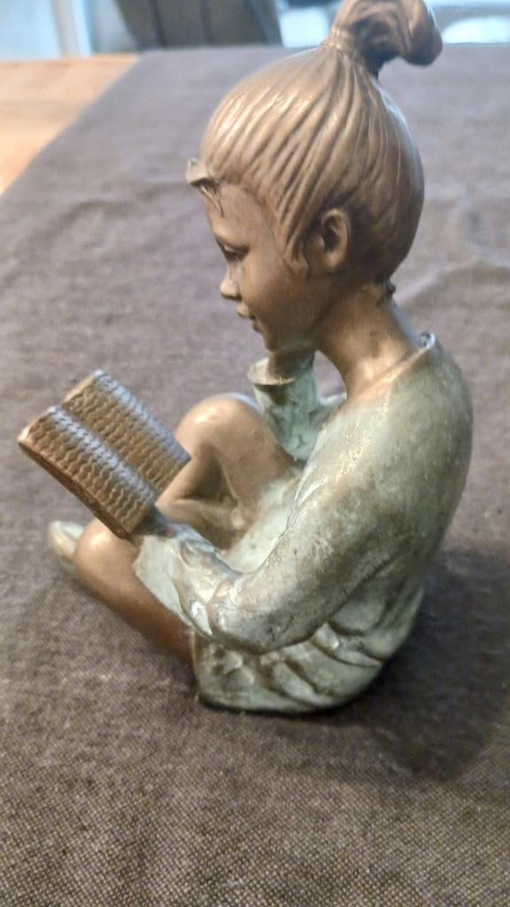 Bronzen beeldje, Ophalen, Zo goed als nieuw, Mens