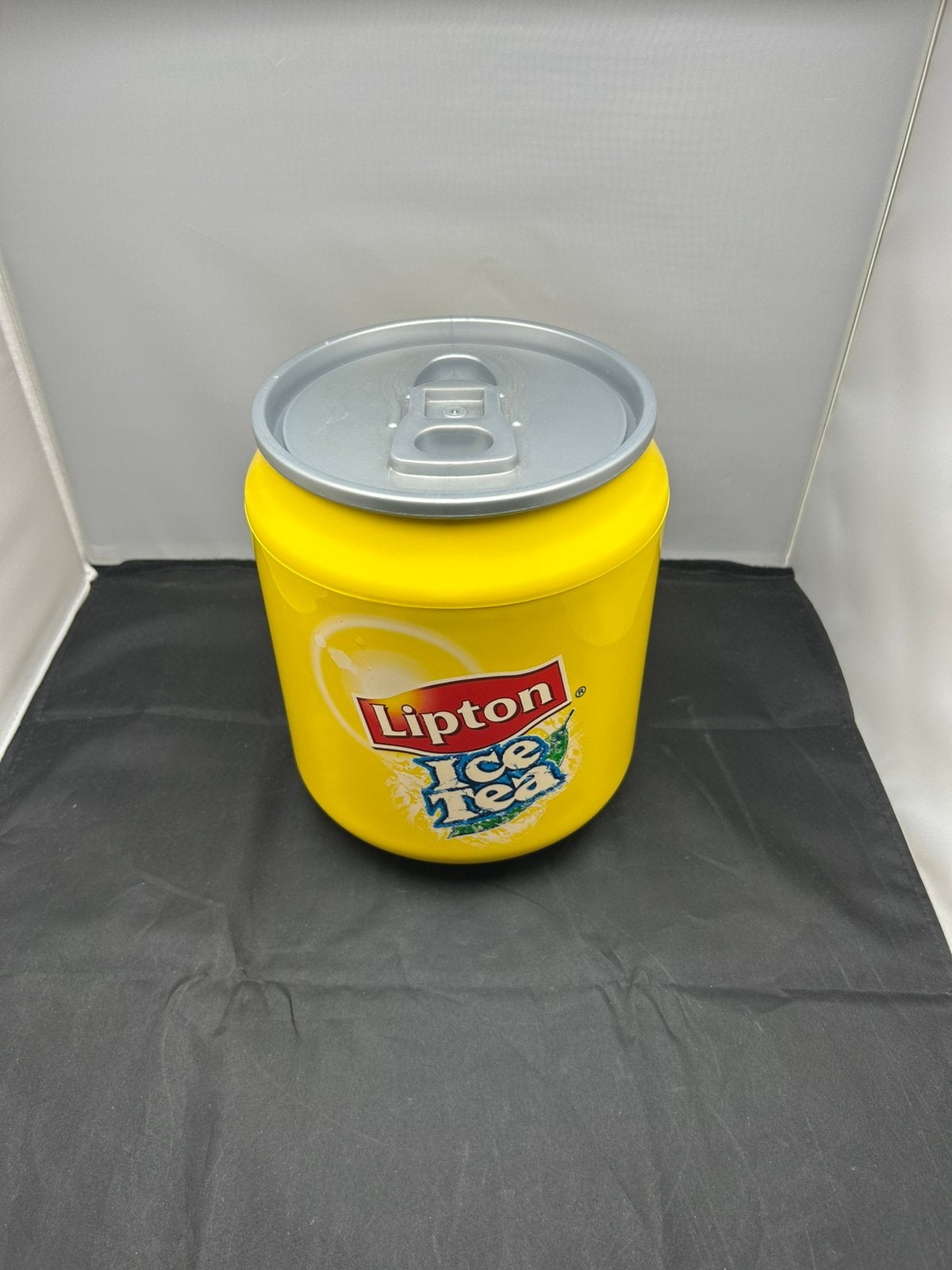 Vintage Lipton Ice Tea reclame ijsemmer, blikvorm, Ophalen, Zo goed als nieuw, Gebruiksvoorwerp