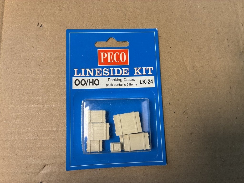 PECO LK-24 kisten OO/H0 - nieuw, 6 kisten per verpakking, Overige merken, Gelijkstroom of Wisselstroom, Overige typen, Nieuw
