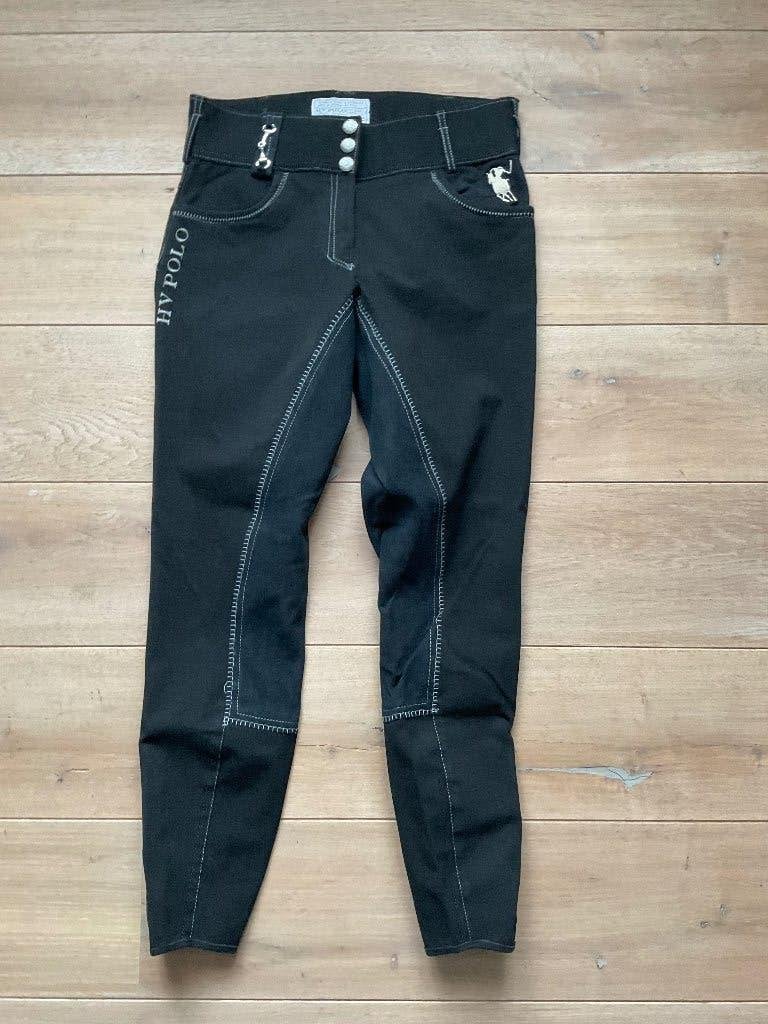 Dames paardrijbroek zwart HV Polo maat 80, Gebruikt, Dressuur, Ophalen of Verzenden, Zwart