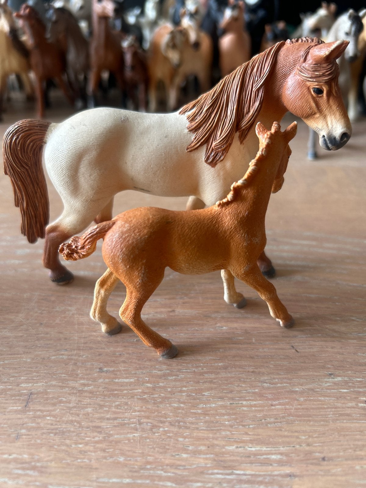Tennessee Walker Merrie met Veulen - Schleich Paarden, Ophalen of Verzenden, Gebruikt, Jongen of Meisje
