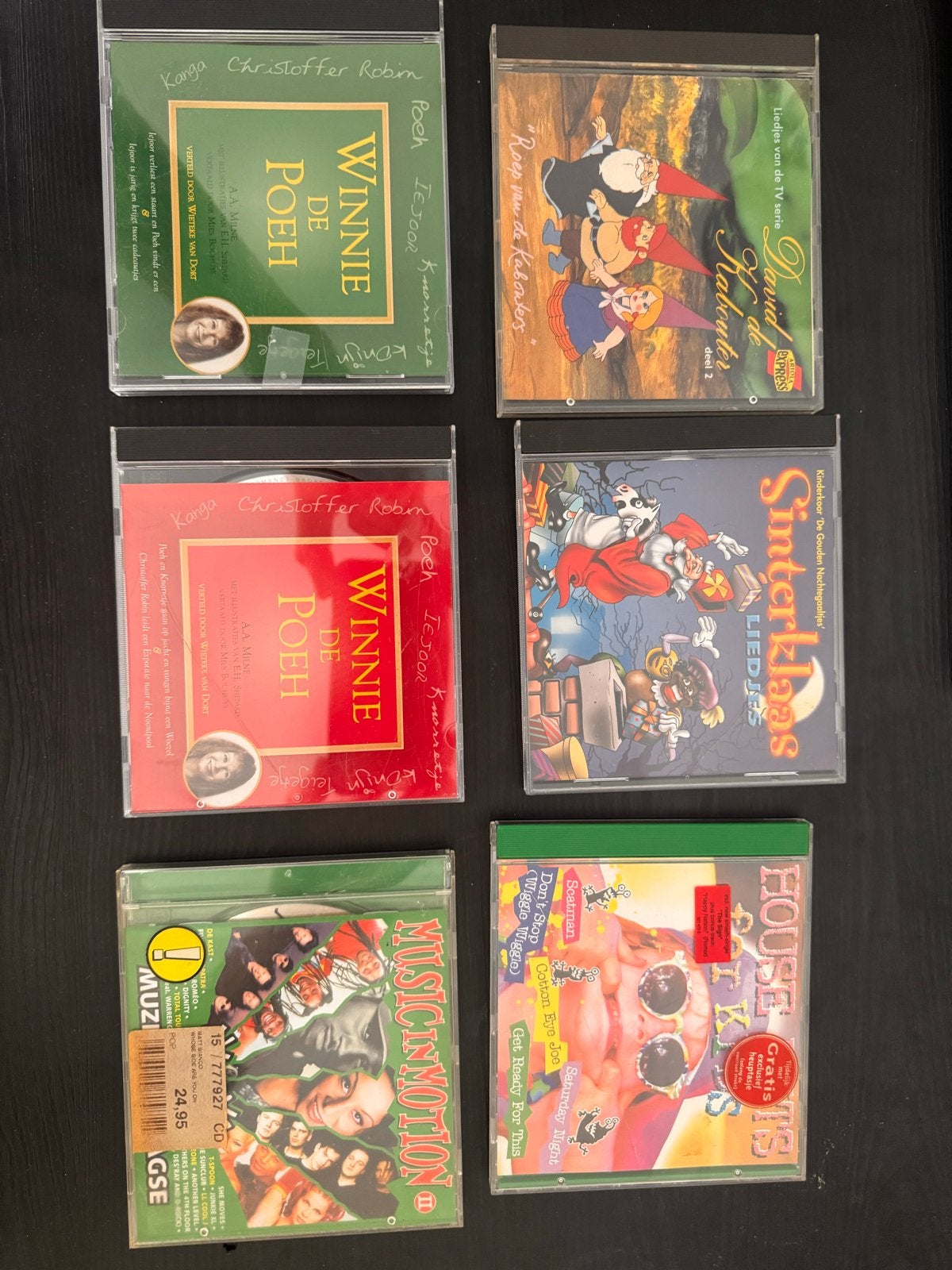 Diverse CD's: Winnie de Poeh, David de Kabouter, Sinterklaas, Cd's en Dvd's, Cd's | Dance en House, Gebruikt, Overige genres, Ophalen of Verzenden