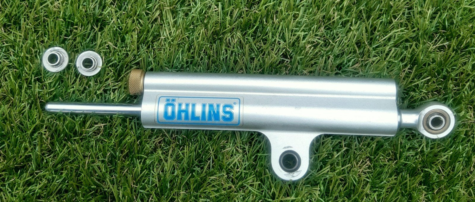 Zeer nette originele Ohlins stuurdemper instelbaar, Ophalen of Verzenden