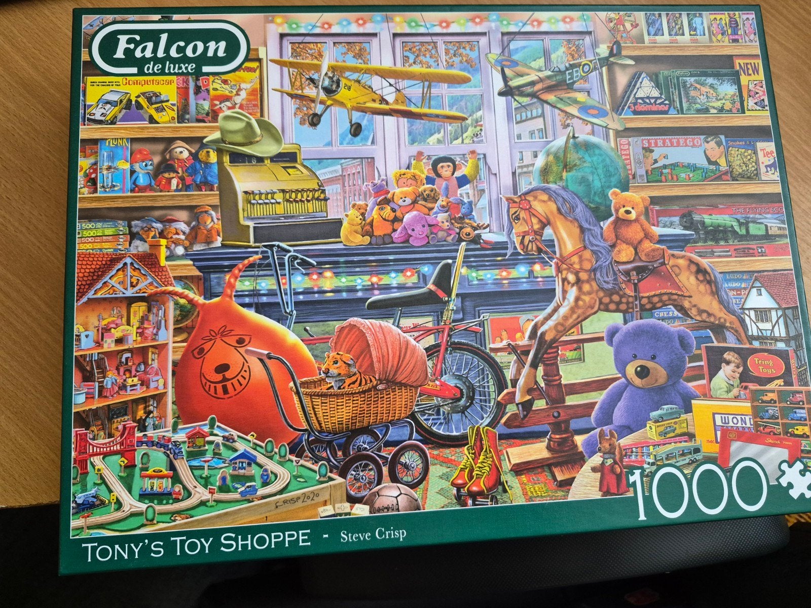 Falcon de luxe 1000 stukjes puzzel - Tony's Toy Shoppe, Ophalen of Verzenden, 500 t/m 1500 stukjes, Zo goed als nieuw, Legpuzzel