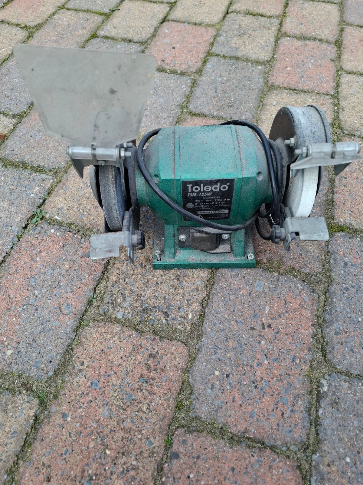 Toledo TSM-125W Werkbankslijpmachine - Gebruikt, Doe-het-zelf en Verbouw, Ophalen, Nieuw, Minder dan 700 watt, Werkbankslijpmachine