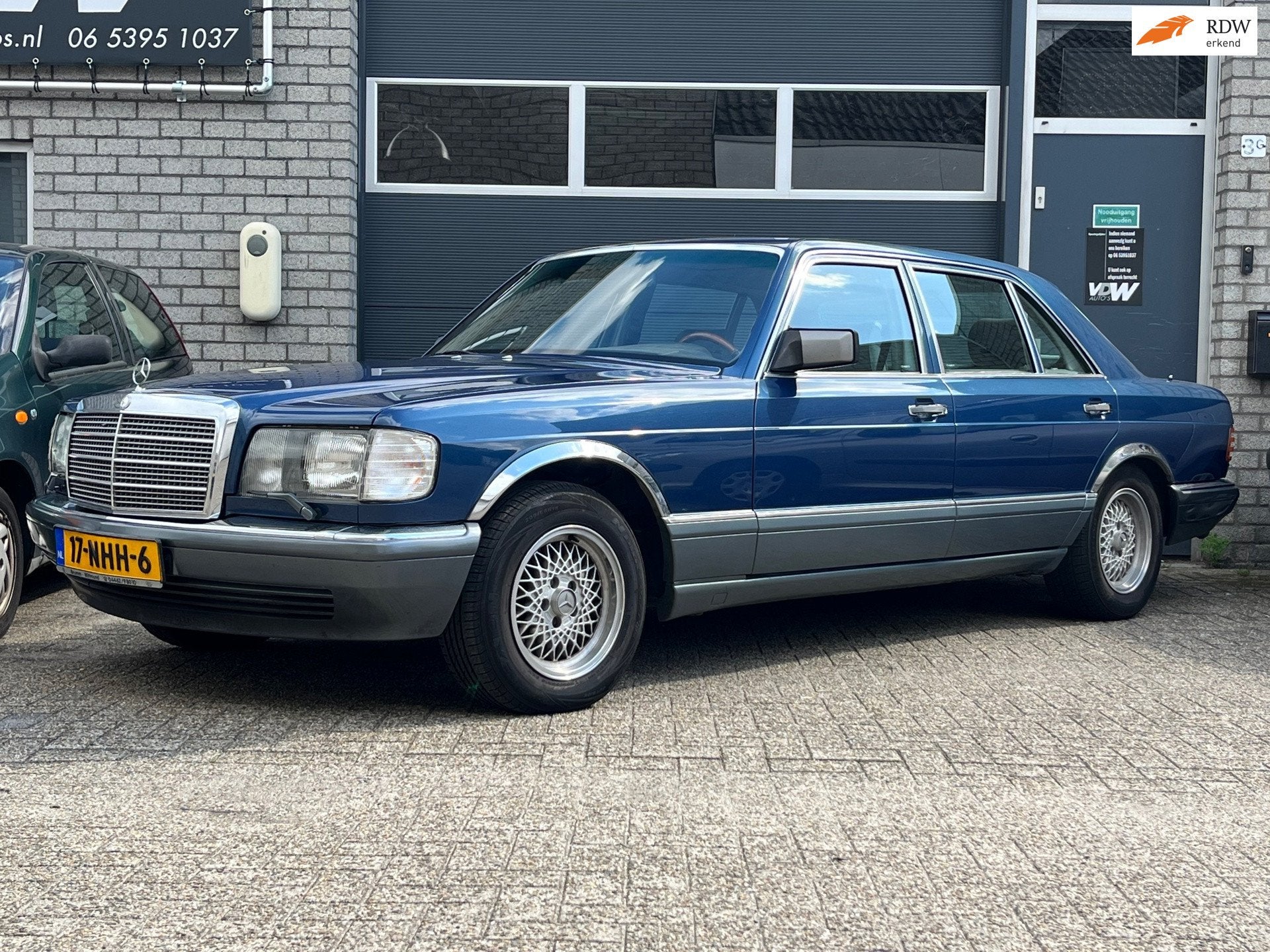 Mercedes-Benz S-klasse 500 SEL belastingvrij LPG APK 5-8-202, Auto's, Automaat, Achterwielaandrijving, Gebruikt, Blauw
