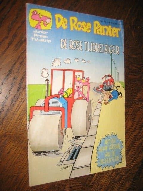 De rose panter 77 en 78 junior press tv-strip, Meerdere stripboeken, Ophalen of Verzenden, Gelezen