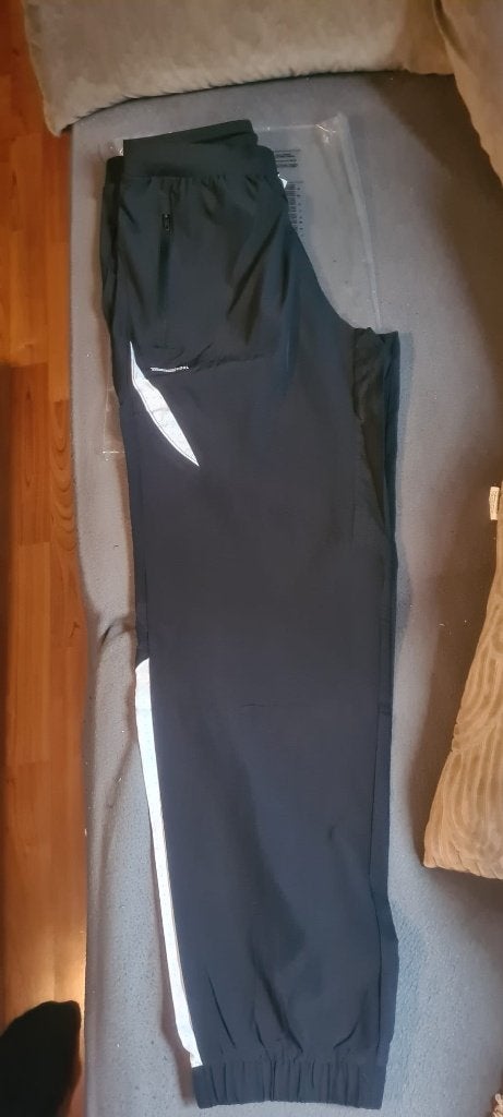 adidas trainigns broek zwart heren mt m, Fitness, Maat 48/50 (M), Zwart, Nieuw