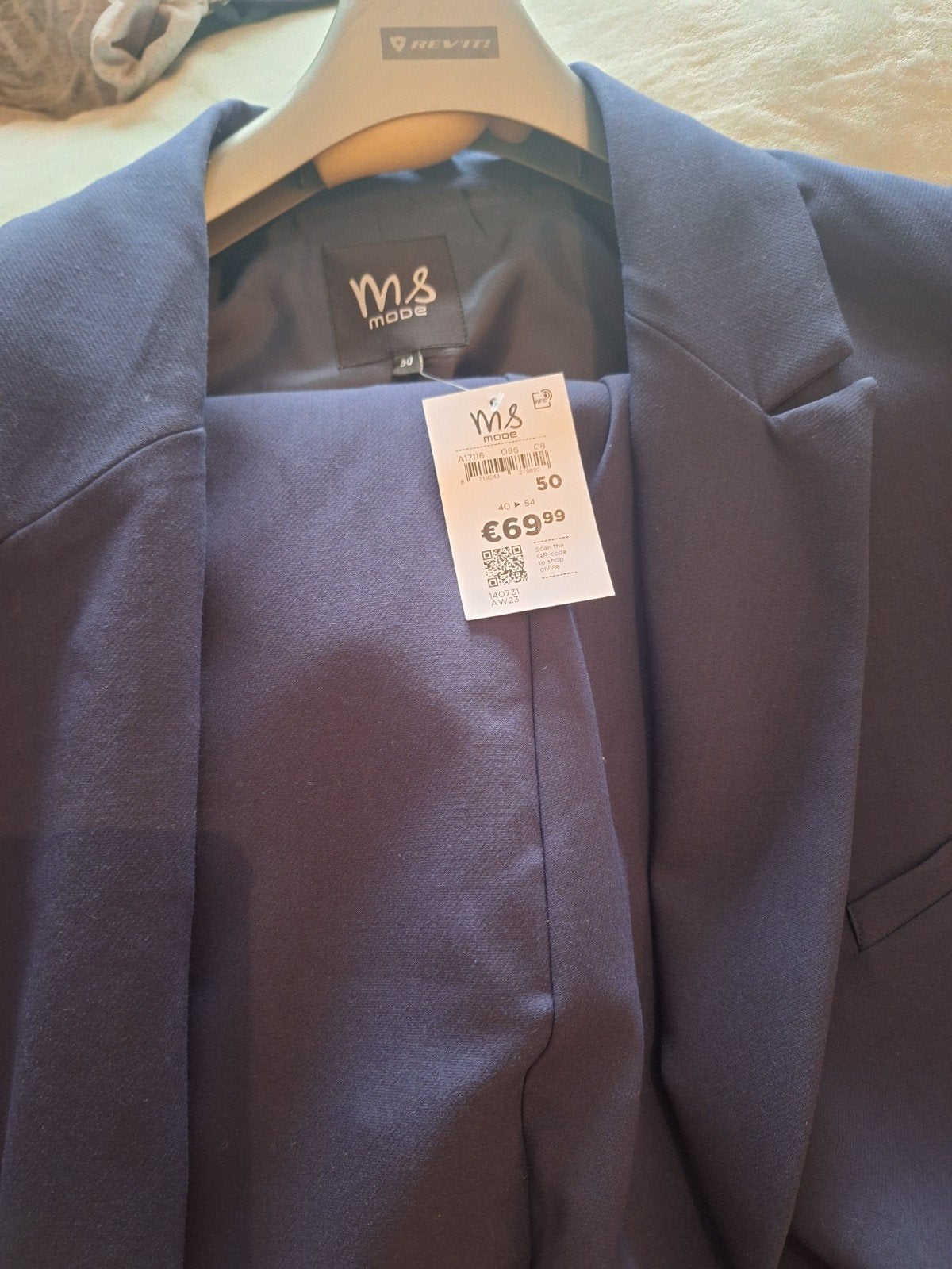 Compleet donkerblauw pak - Maat 50 - Helemaal nieuw, Kostuum of Pak, Blauw, Maat 46/48 (XL) of groter, Nieuw