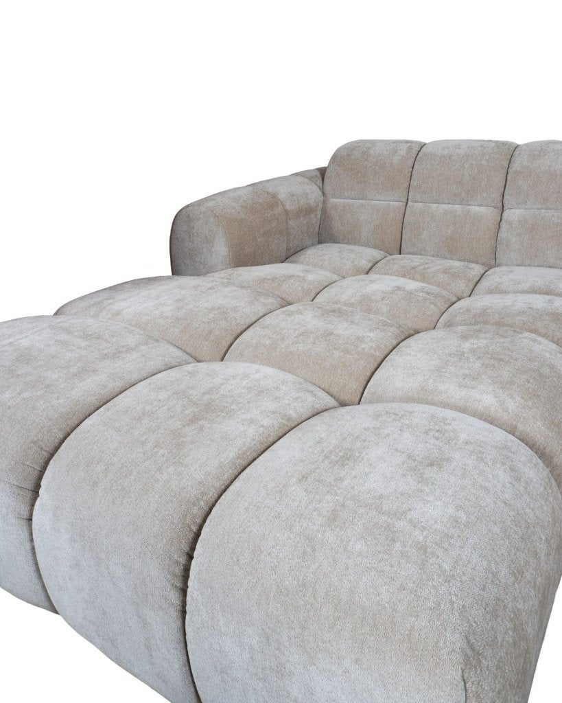 Hoekbank Emma La Vie 170 Beige – Rechts, 250 tot 300 cm, Verzenden, Hoekbank, Nieuw