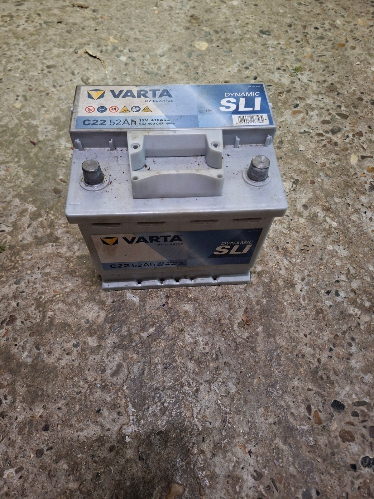 ​Varta C22 Accu 12V 52Ah 470A, Nieuw